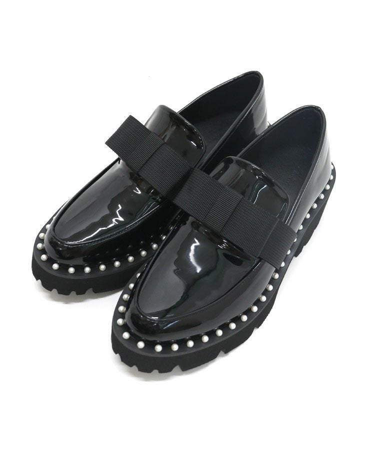 パールリボンローファー[C]