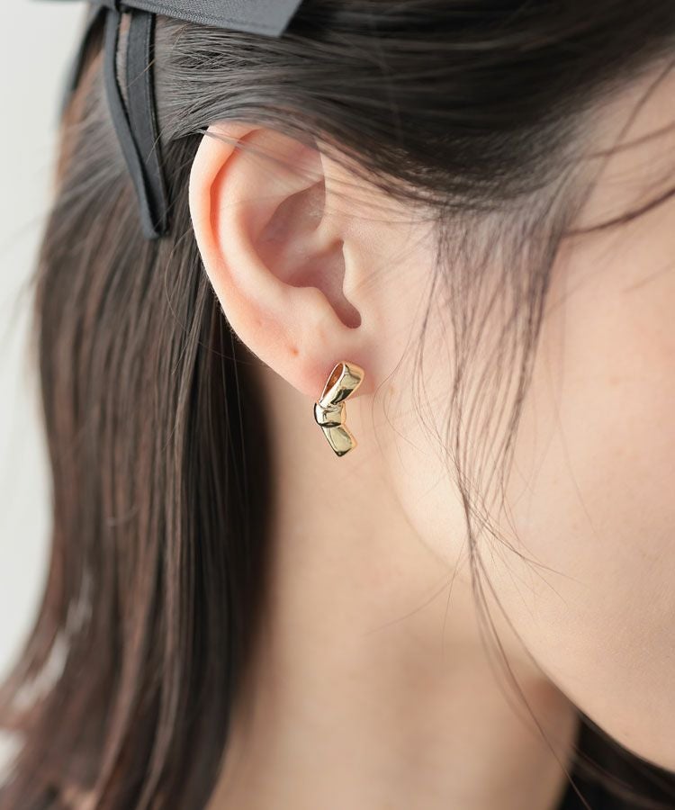 ノットリボンピアス メール便