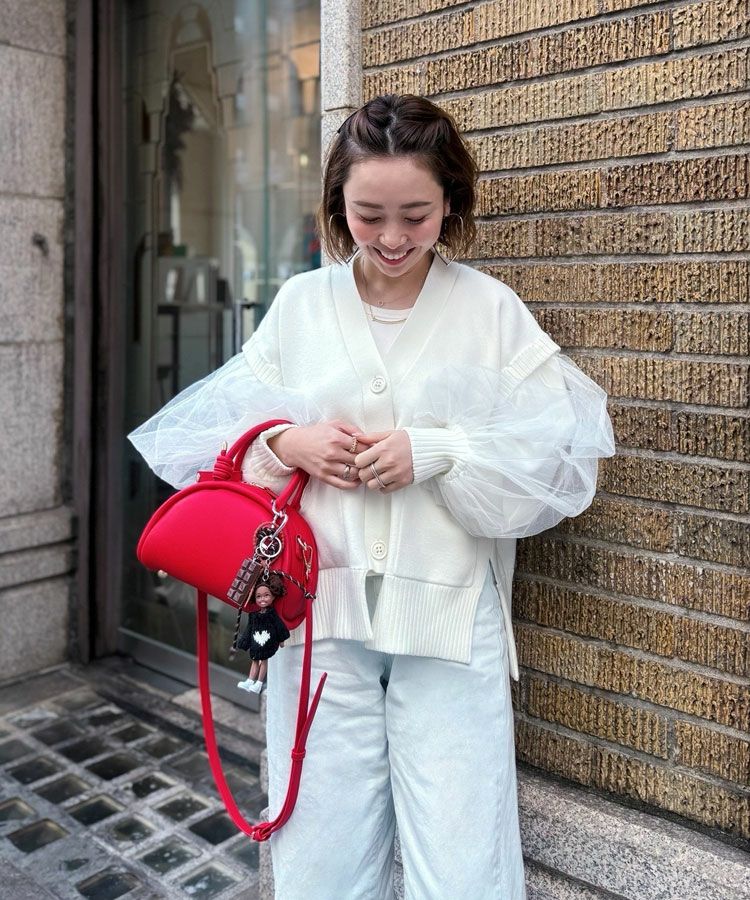 2wayレザーラウンドボストンBAG[C]