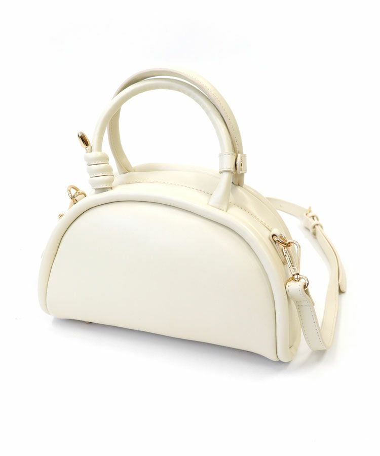 2wayレザーラウンドボストンBAG[C]