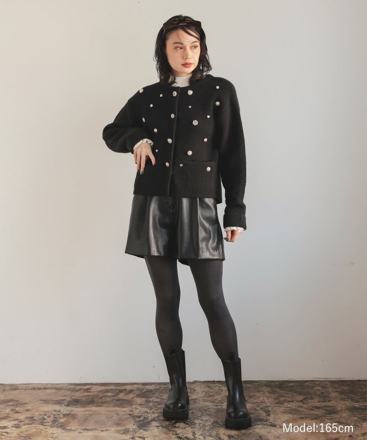 レザーショートパンツ メール便[8FS]