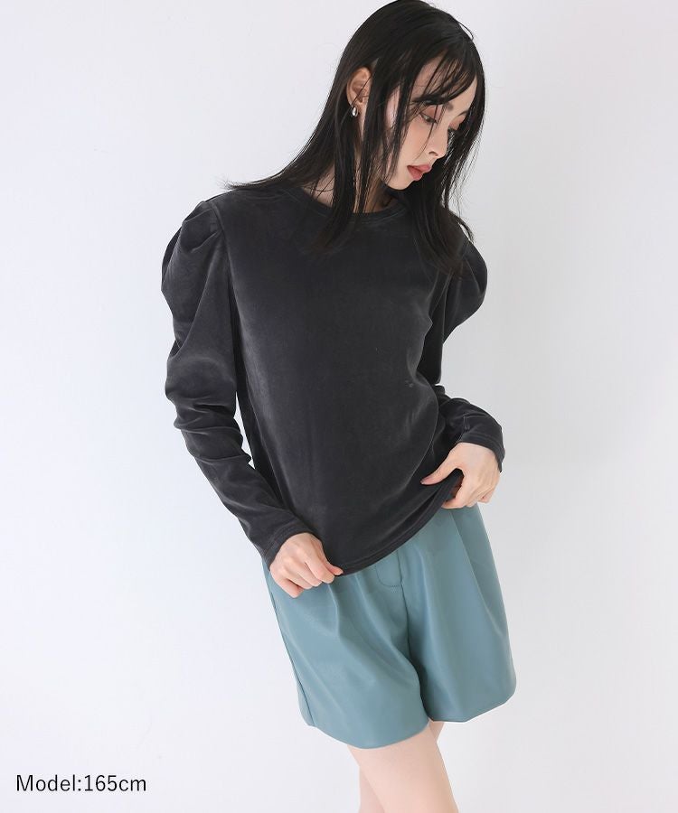 レザーショートパンツ メール便[8FS]