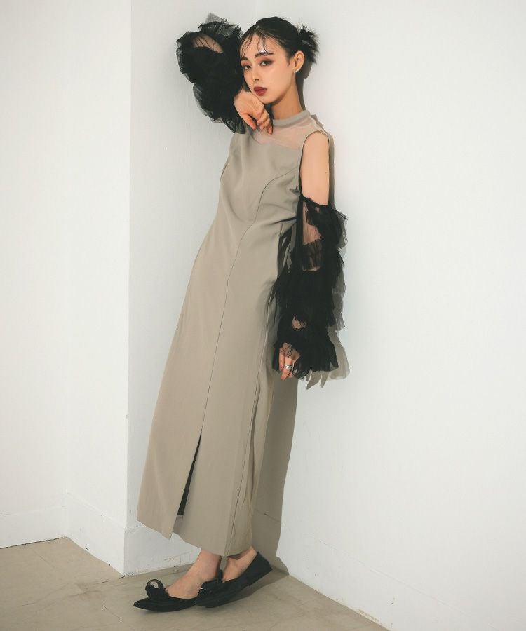detached sleeve dress[8FS]