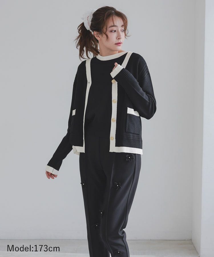 バイカラーアンサンブル ナチュラルビューティーベーシック NATURAL BEAUTY BASIC バイカラー