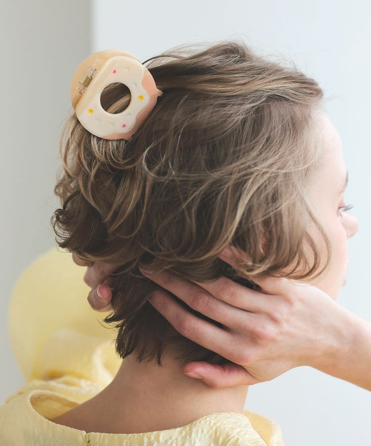 ドーナツヘアクリップ