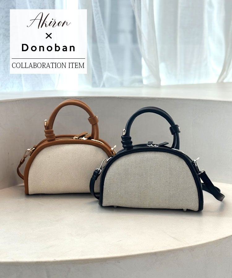 2wayキャンバスラウンドボストンBAG