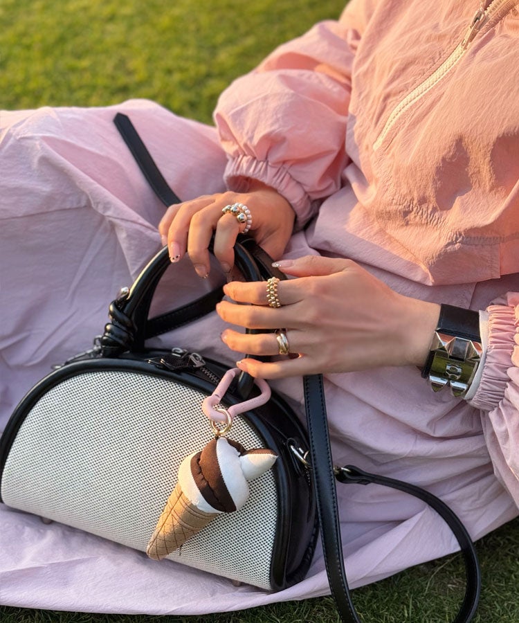 2wayキャンバスラウンドボストンBAG[C]