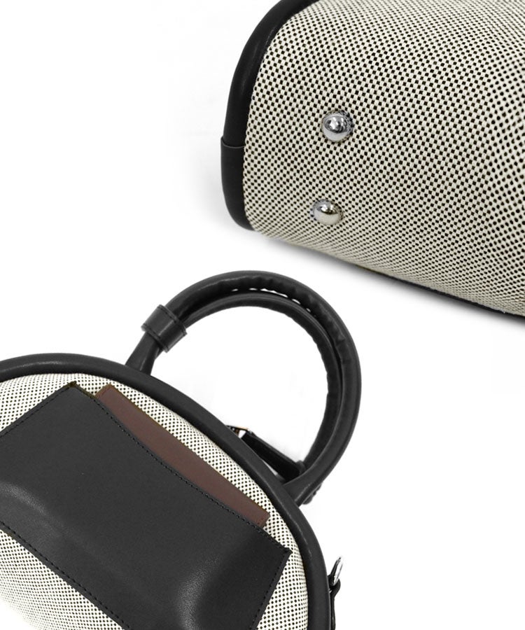2wayキャンバスラウンドボストンBAG[C]