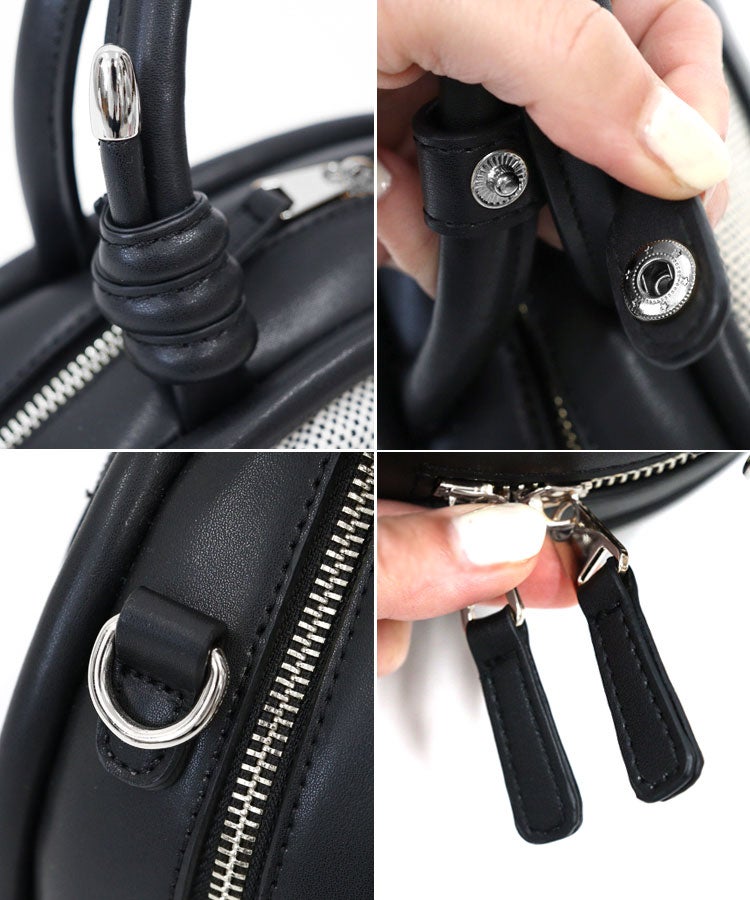 2wayキャンバスラウンドボストンBAG[C]
