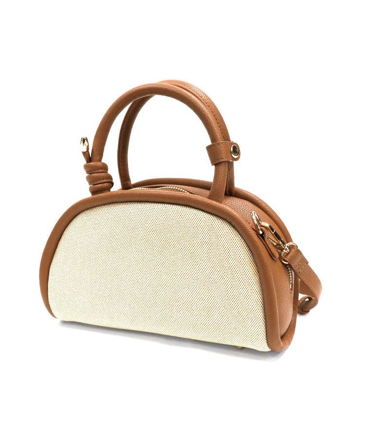 2wayキャンバスラウンドボストンBAG[C]