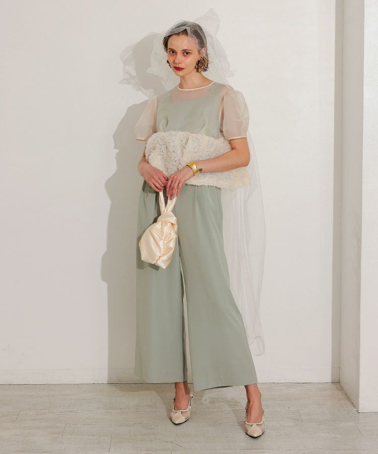 swell peplum set up pants dress