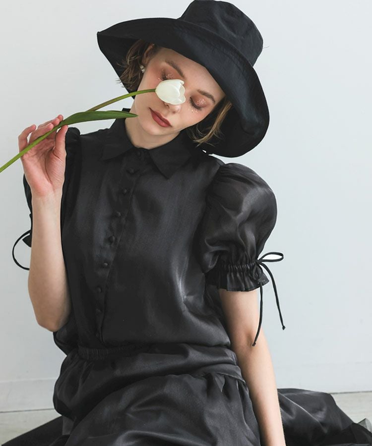 Donoban - 【完売品】Donoban シアーラメブラウス シアーラメブラウス メール便
