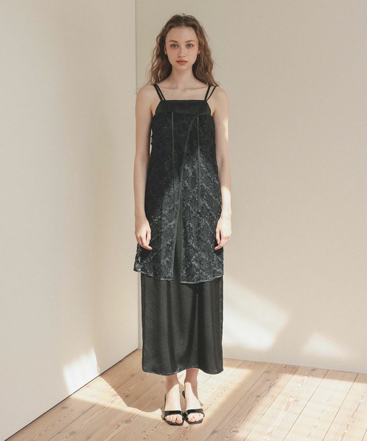 satin minimal dress