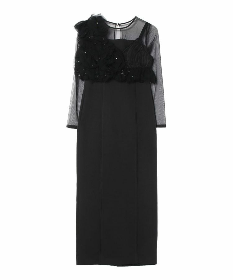 pearl bustier dress