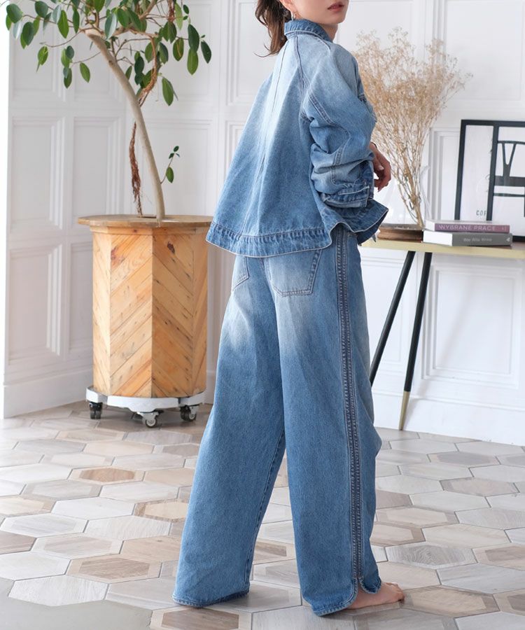 [完売品]Randy スリット　デニムサロペット Randy 【美品】完売品大人デニムサロペット - メルカリ