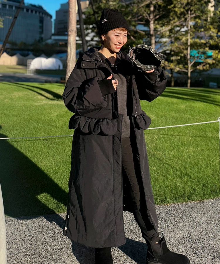 2wayスカラップベンチコート[C]