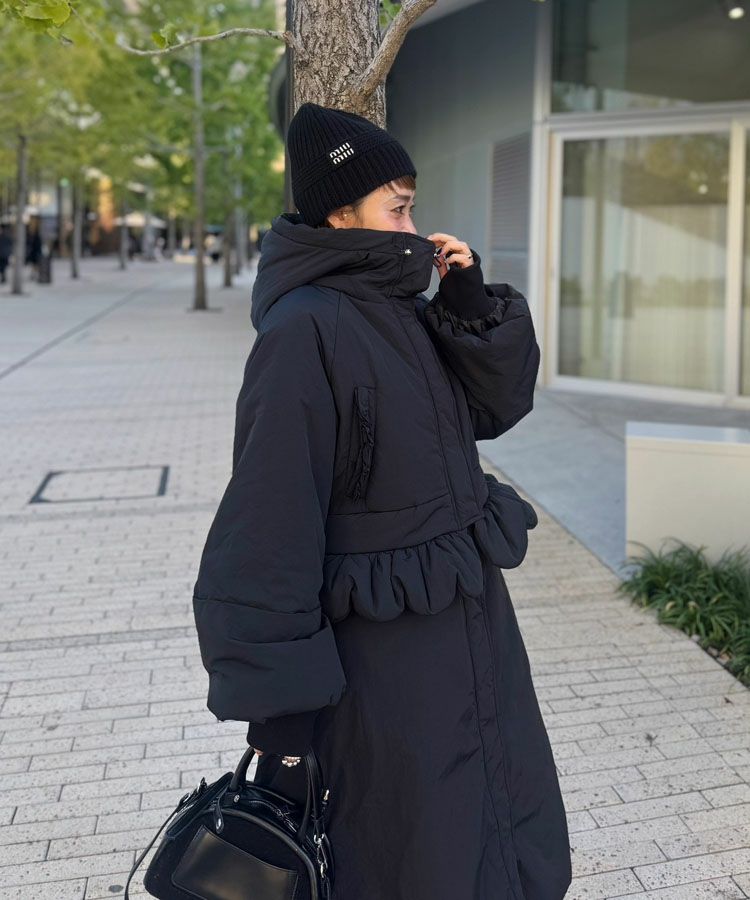 2wayスカラップベンチコート[C]