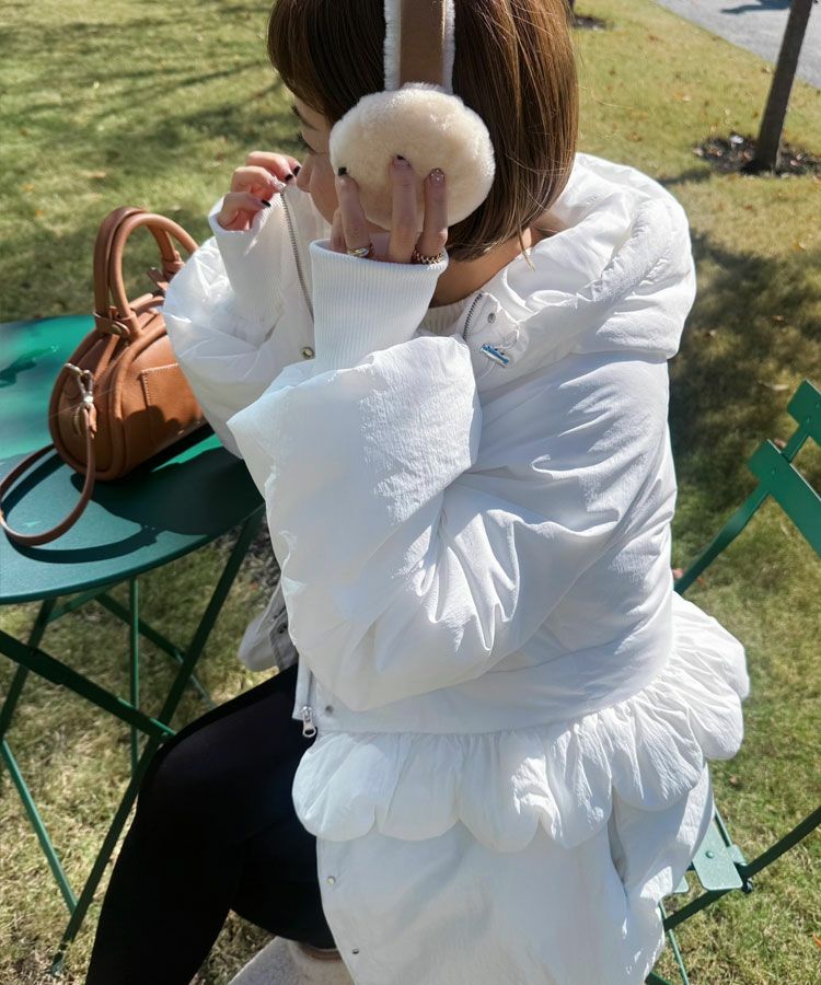 2wayスカラップベンチコート[C]