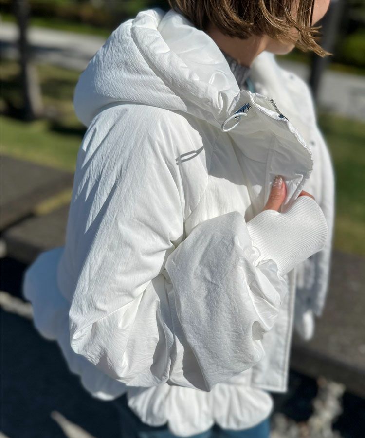 2wayスカラップベンチコート[C]