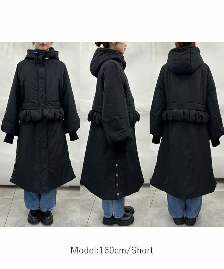 2wayスカラップベンチコート[C]