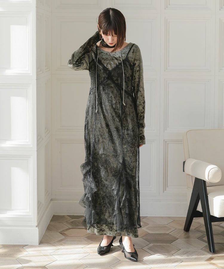 sparkle lace velour dress sparkle lace velour dress