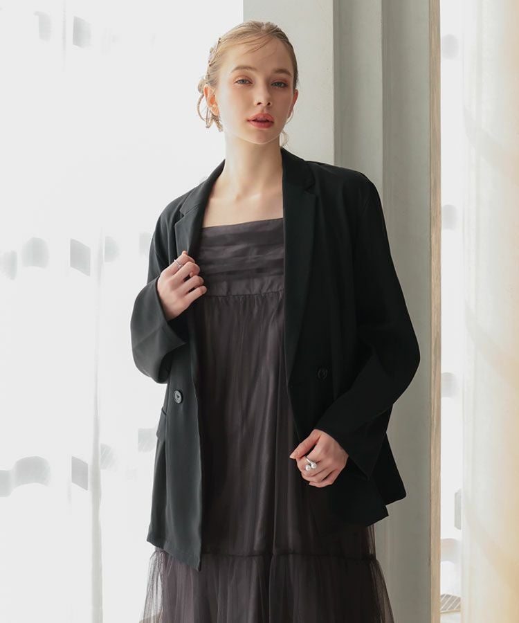 volume tulle jacket set dress[8FS]