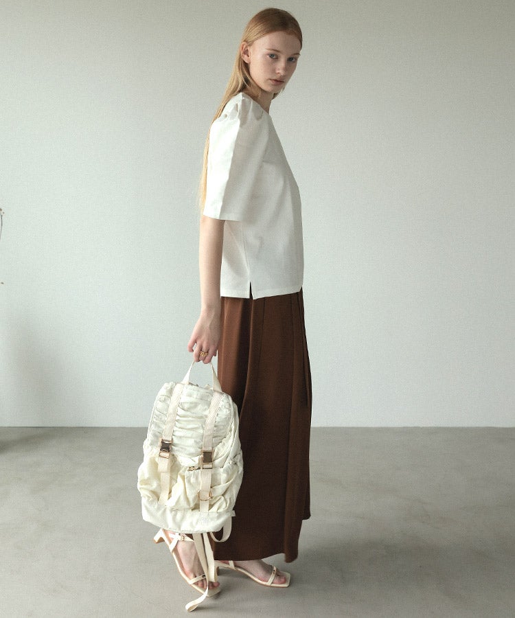 ショルダーフリルギャザーリュック