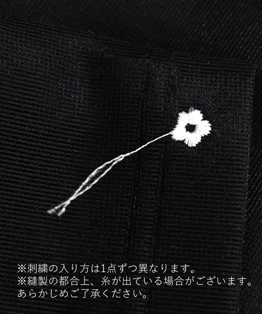 Donoban ノーカラーシアージャケット フラワー ノーカラーシアージャケット メール便
